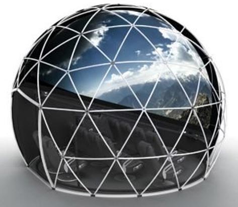 16'/5m Geodesic Projection Dome