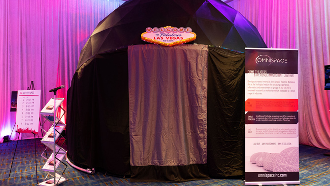 LVCVA 16’ (5m) Projection Dome Experiential Event