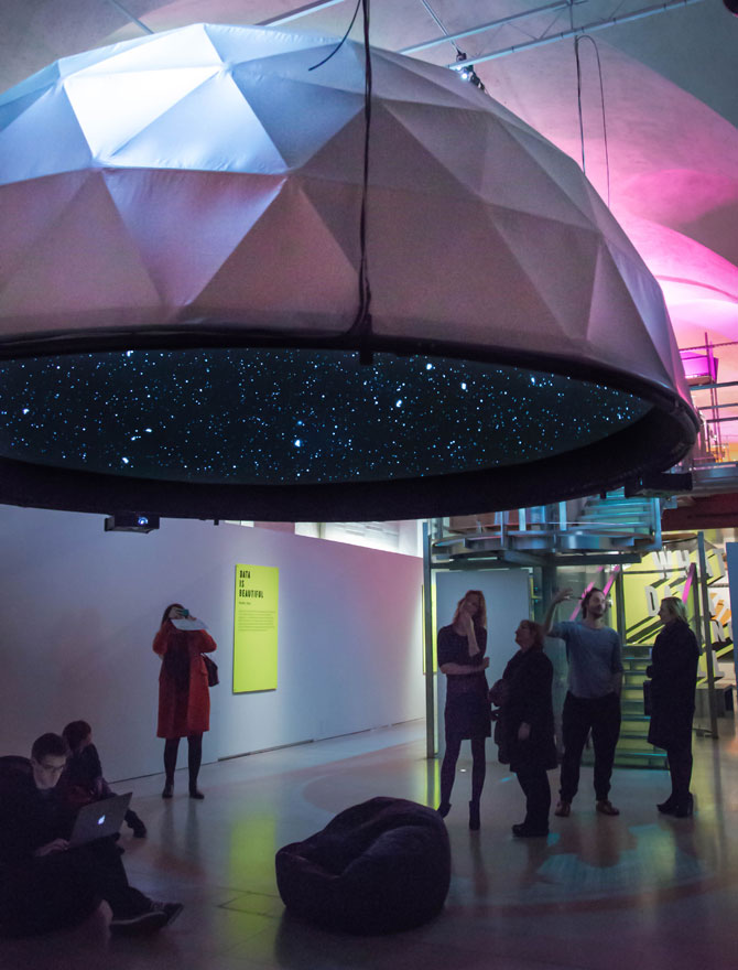 Suspended Exhibit Domes