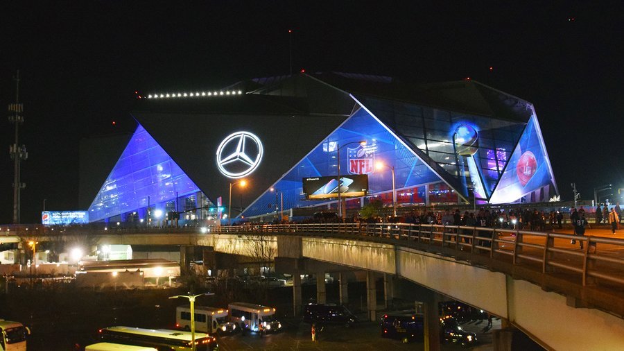 NFL Super Bowl LIII Atlanta Projection Mapping