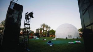 CashApp 15m 50ft Geodesic Projection Dome from OMNISPACE360 002