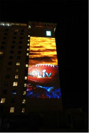 Omnispace360 at Super Bowl LV in Tampa, Florida
