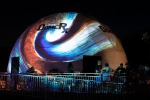 Austin City Limits Geodesic Projection Dome