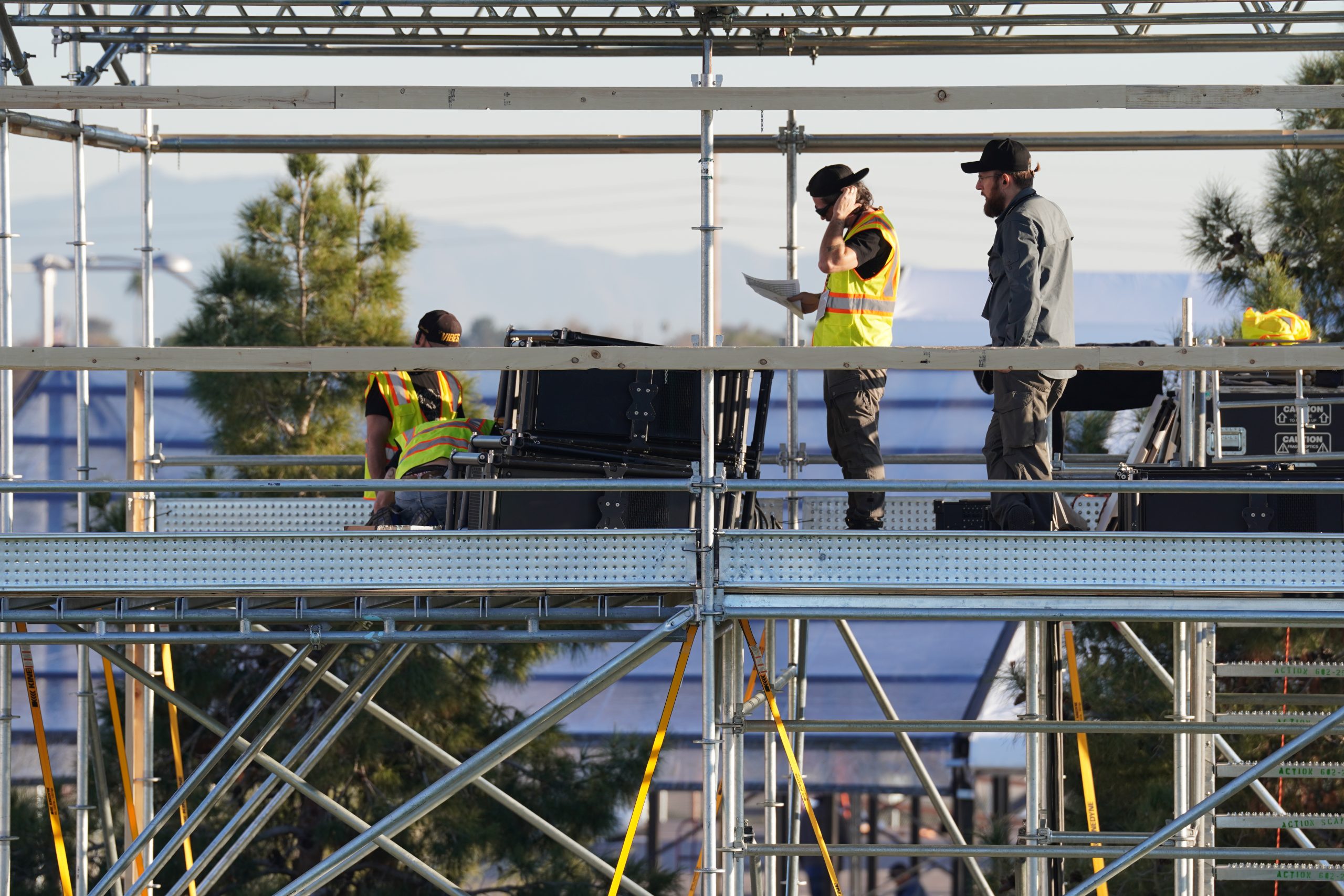 Projection Tower Installation